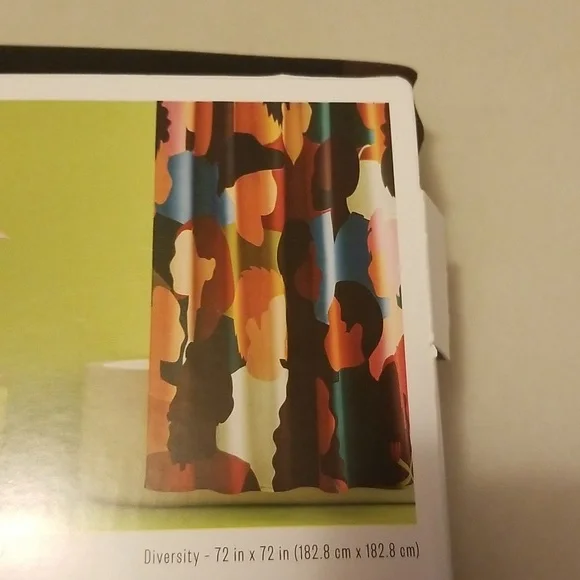 Room Essentials Shower Curtain - Picture 2 of 4